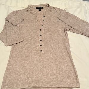 Banana Republic Women's Beige Long Sleeve Top